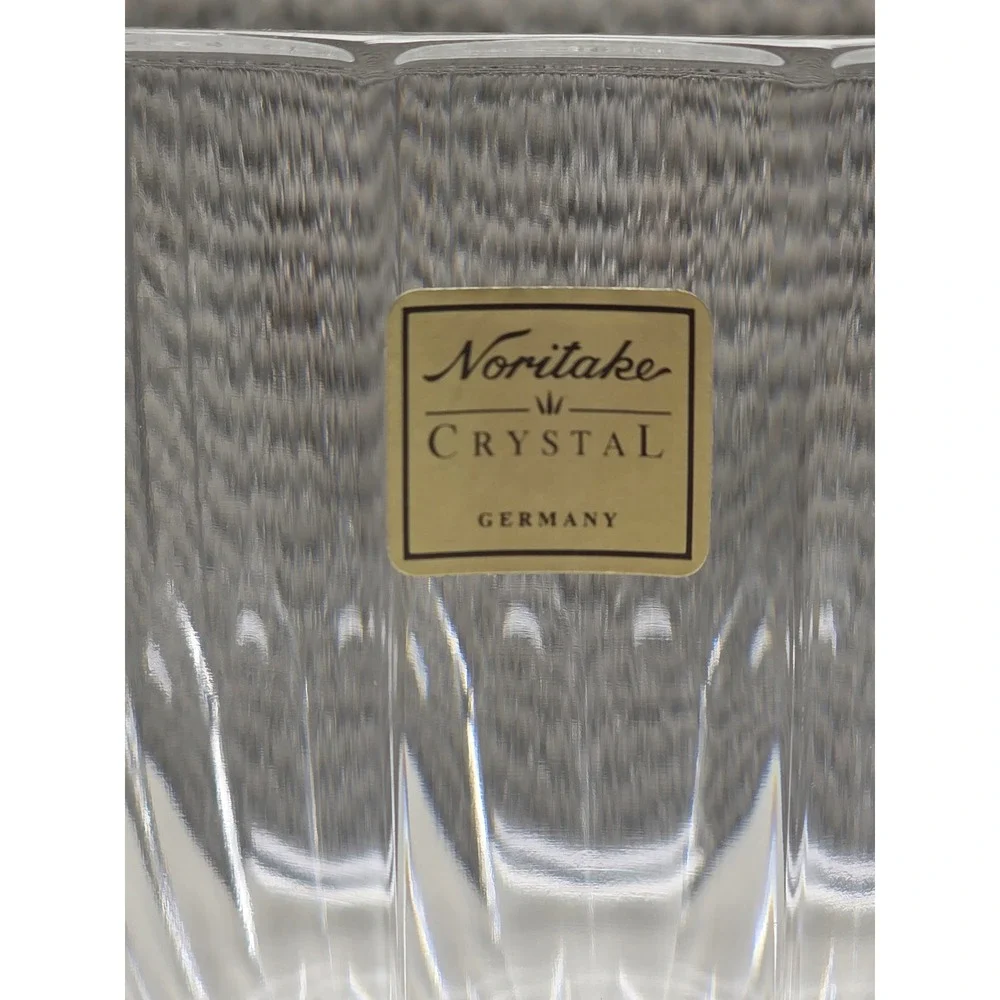 Noritake Crystal Germany‎ Vertical Ribbed Fluted 7.5